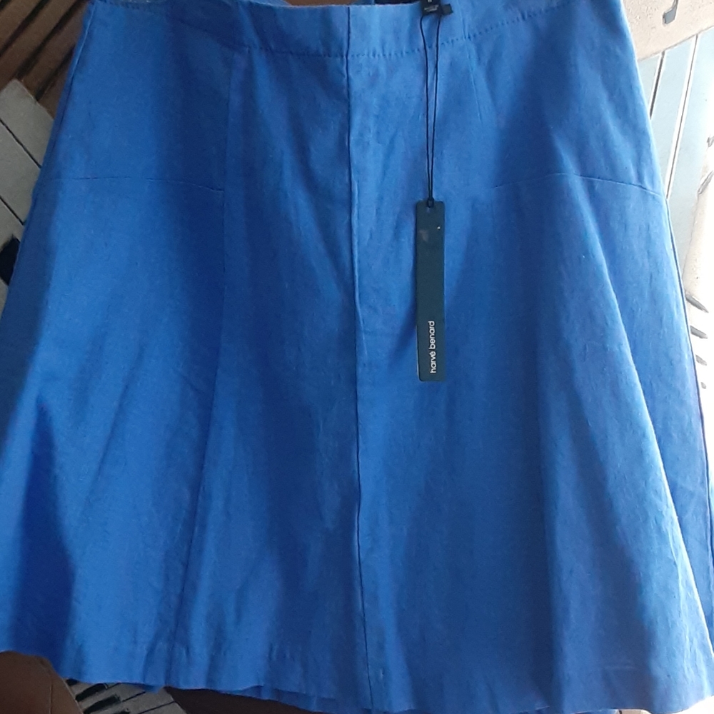 beatiful Harve Benard  linen skirt